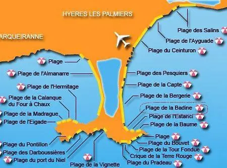 La Badine 5 Personnes Avec Balneo Et Clim 4* Ιέρ