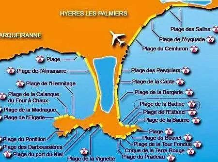 La Badine 5 Personnes Avec Balneo Et Clim 4* Ιέρ